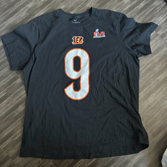 Women's NFL Joe Burrow Bengals Nike Tee T-Shirt Size XL - Picture 1 of 4